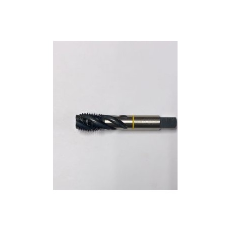 Machuelo HSSE-V3 Spiral Flute, 7/8??-9 UNC Anillo Amarillo