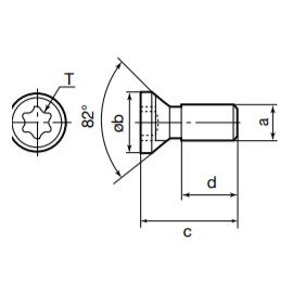 Tornillo de Refaccion CSTA-NO2 para el Portaherramientas