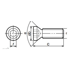 Tornillo de Refaccion CSHB-6-A para el Portaherramientas