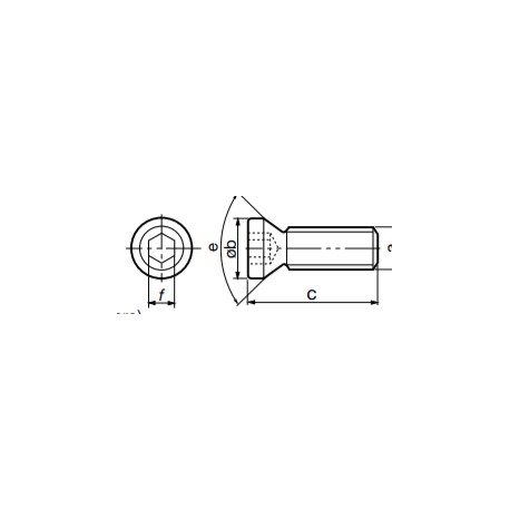 Tornillo de Refaccion CSHB-6-A para el Portaherramientas